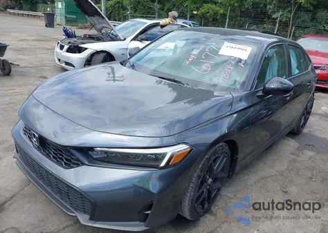 2025 Honda Civic Sport z USA, uszkodzony, nr VIN 2HGFE2F57SH606177